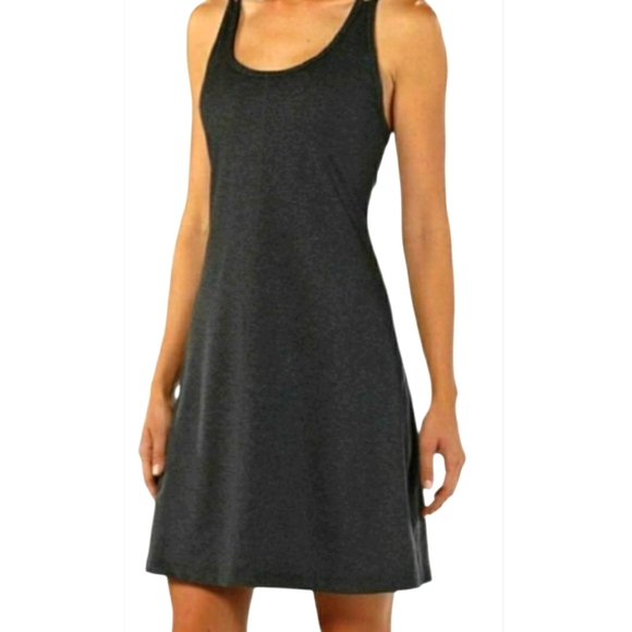 Patagonia Dresses & Skirts - Patagonia Womens Morning  Glory Activewear Dress Black Criss Cross Back